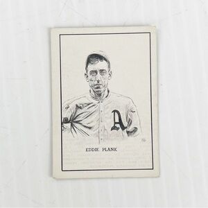 Vintage 1950 Callahan Hall of Fame Eddie Plank Baseball Trading Card